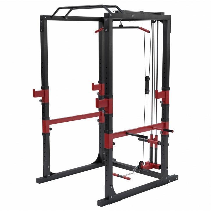 GORILLA SPORTS Power Cage - Power Rack - kracht Station - Smith Machine - Incl. Pull-up bar -