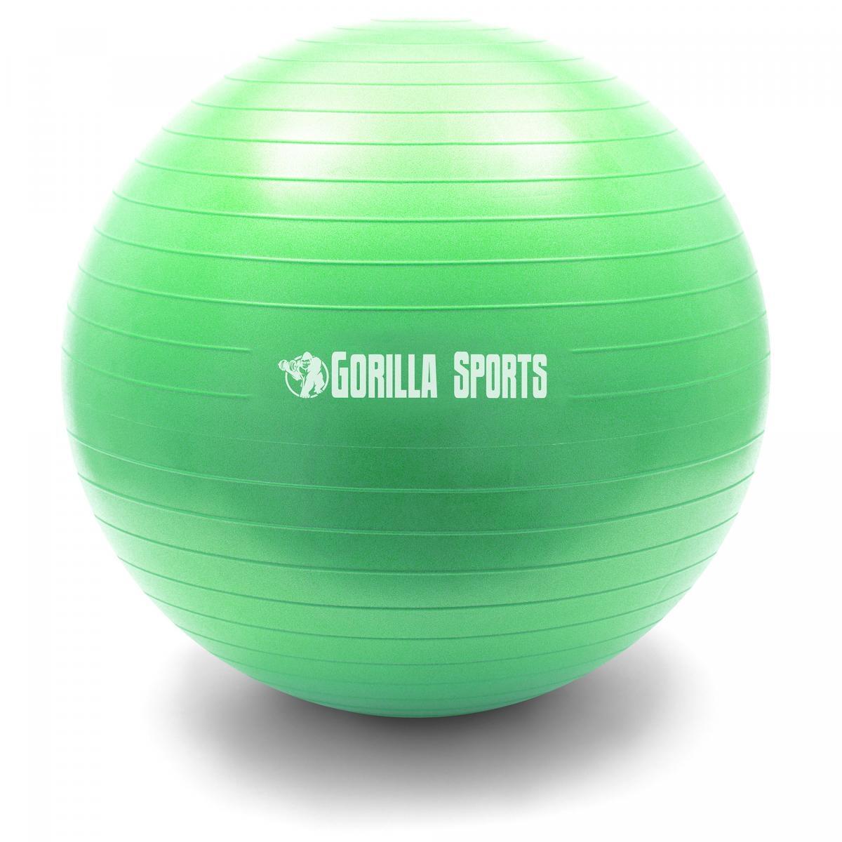 Piłka do ćwiczeń Gorilla Sports matowa 55cm 1/7