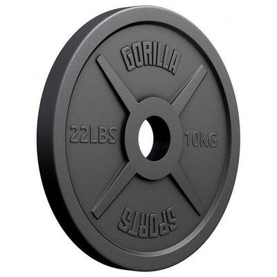 Obciążenie olimpijskie (1,25 - 25 kg) 51 mm talerz żeliwny Gorilla Sports