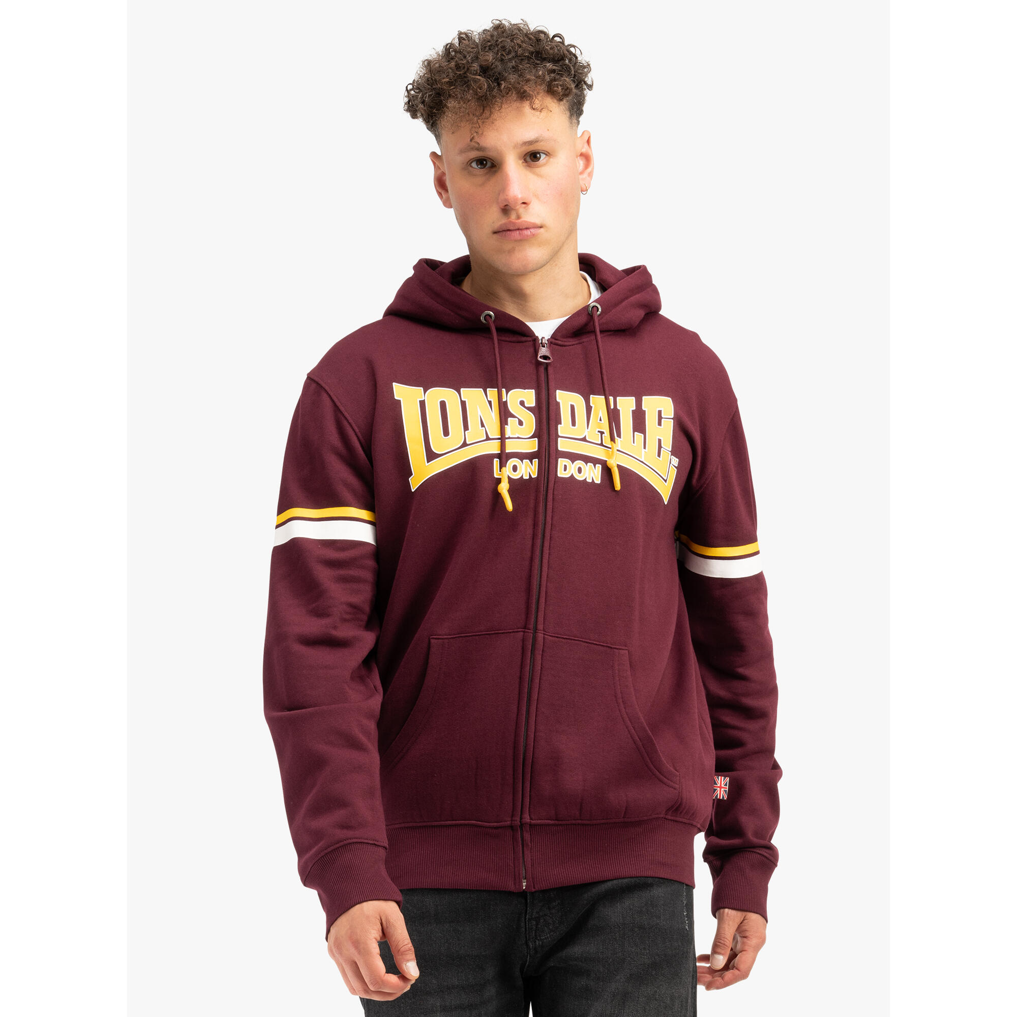 Felpa con cappuccio Lonsdale Darfield 2/6