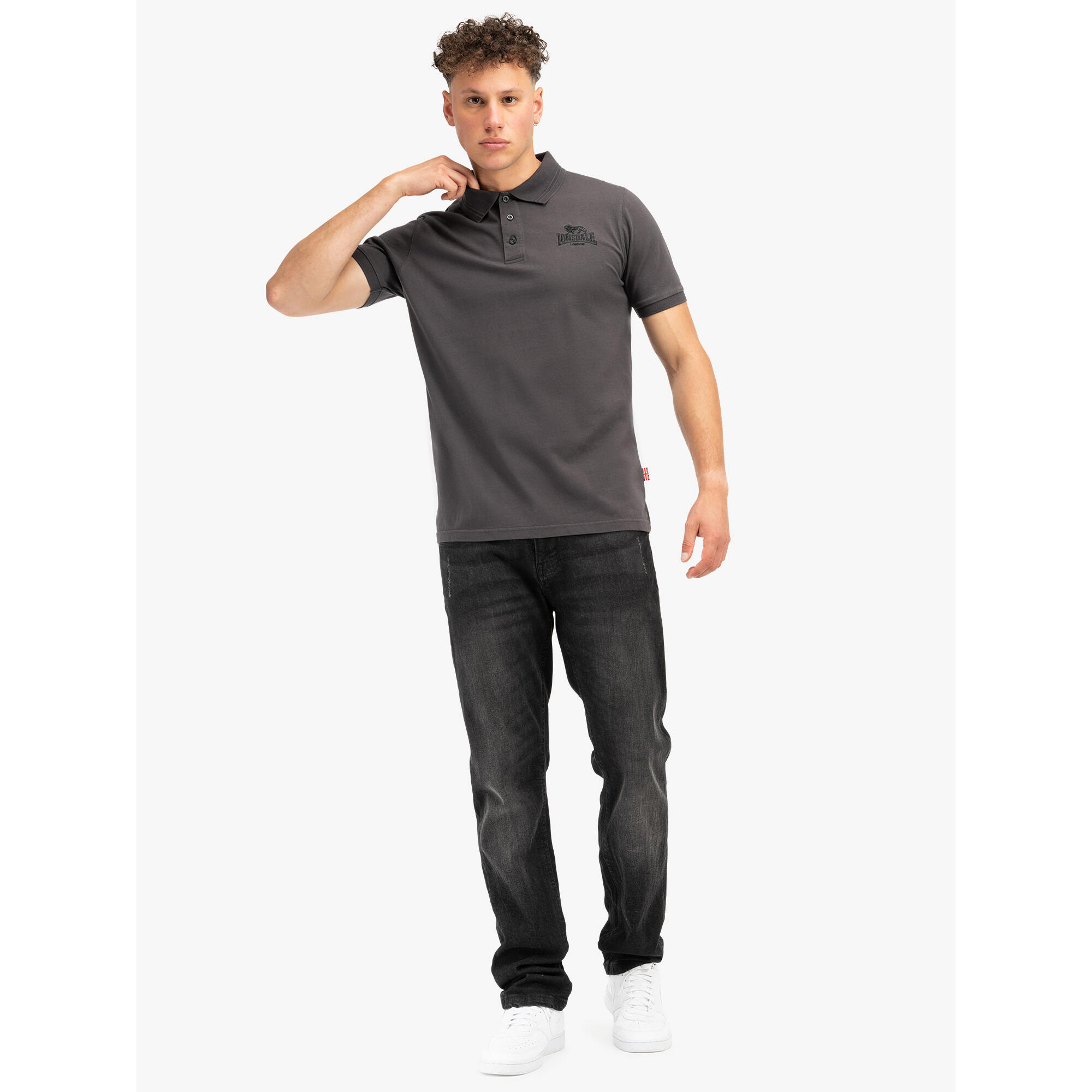 Klassisch geschnittenes Poloshirt Lonsdale Lambston 3/6