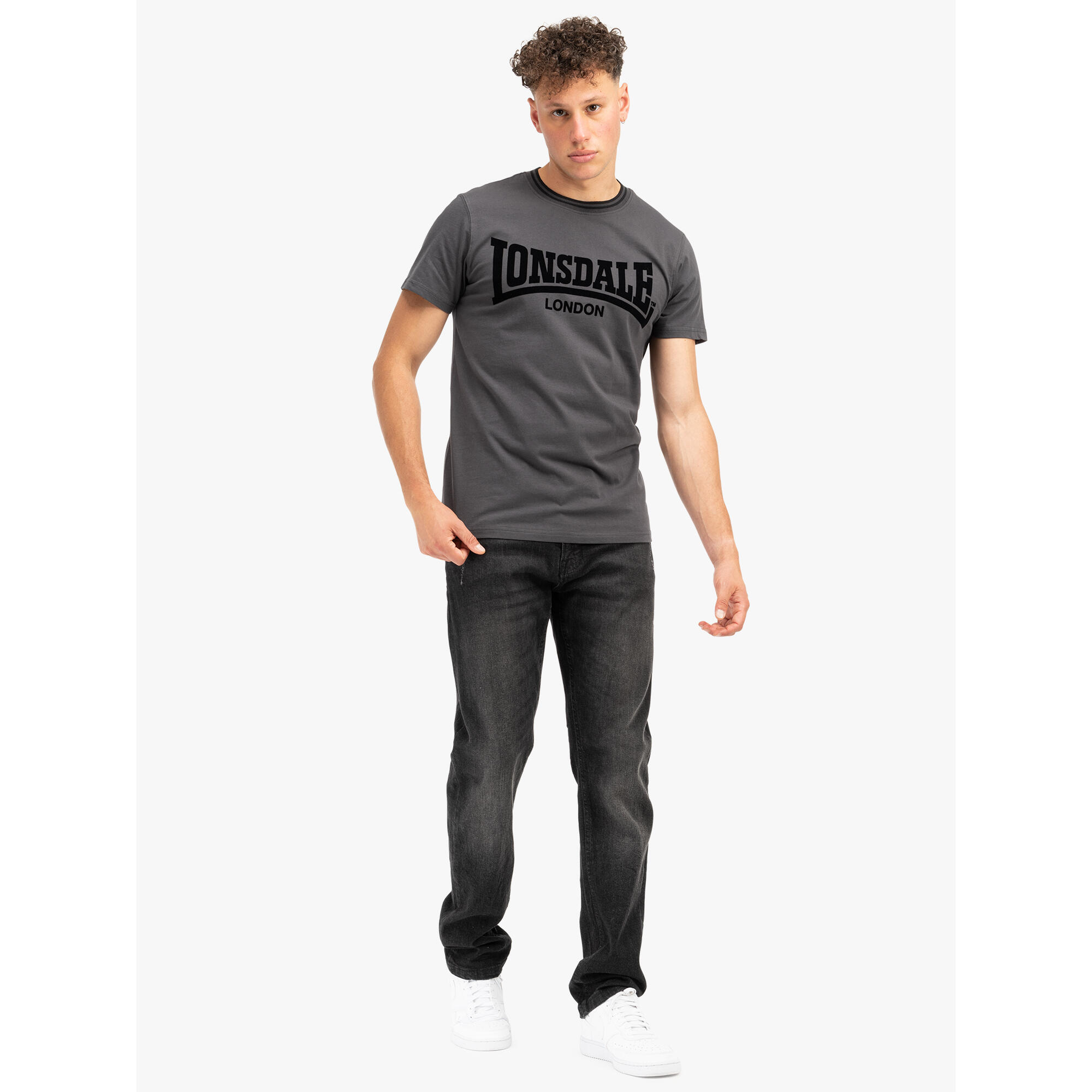 T-Shirt in regulärer Passform Lonsdale Potternewton 3/6