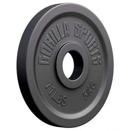 Obciążenie olimpijskie (1,25 - 25 kg) 51 mm talerz żeliwny Gorilla Sports