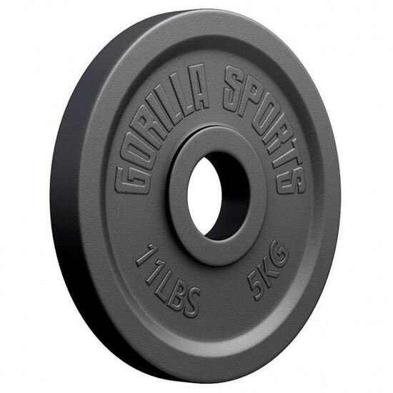 Obciążenie olimpijskie (1,25 - 25 kg) 51 mm talerz żeliwny Gorilla Sports