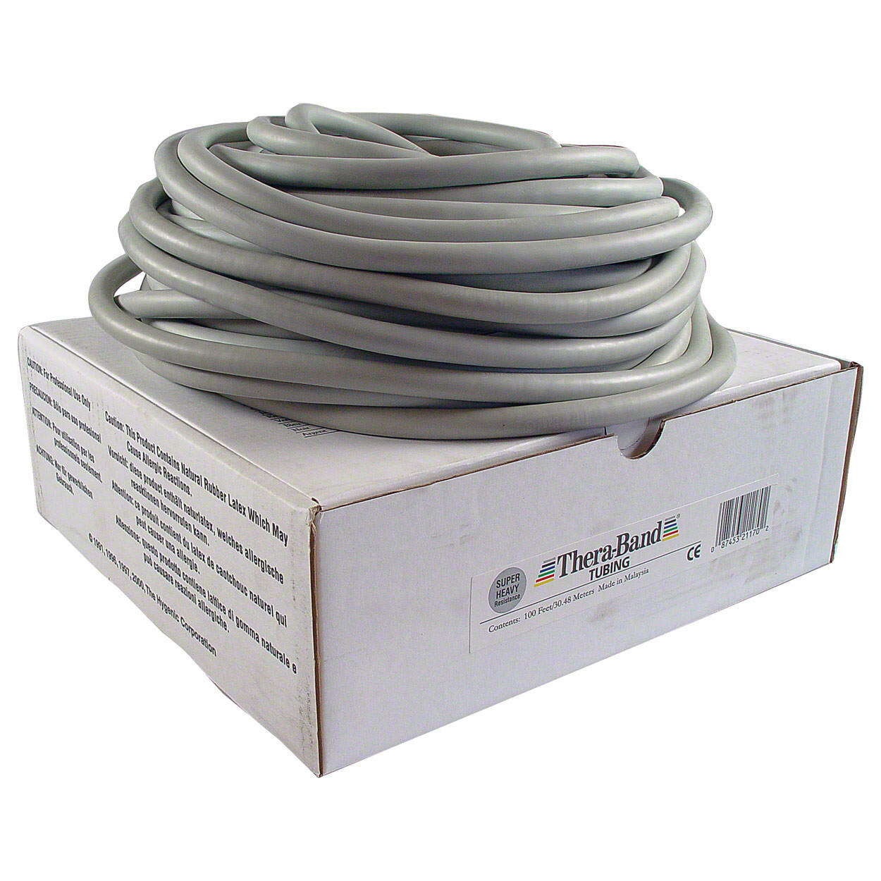 Thera-band - Tube De Résistance Élastique 30.5m Theraband - Anneau De Pilates - Gris - Decathlon