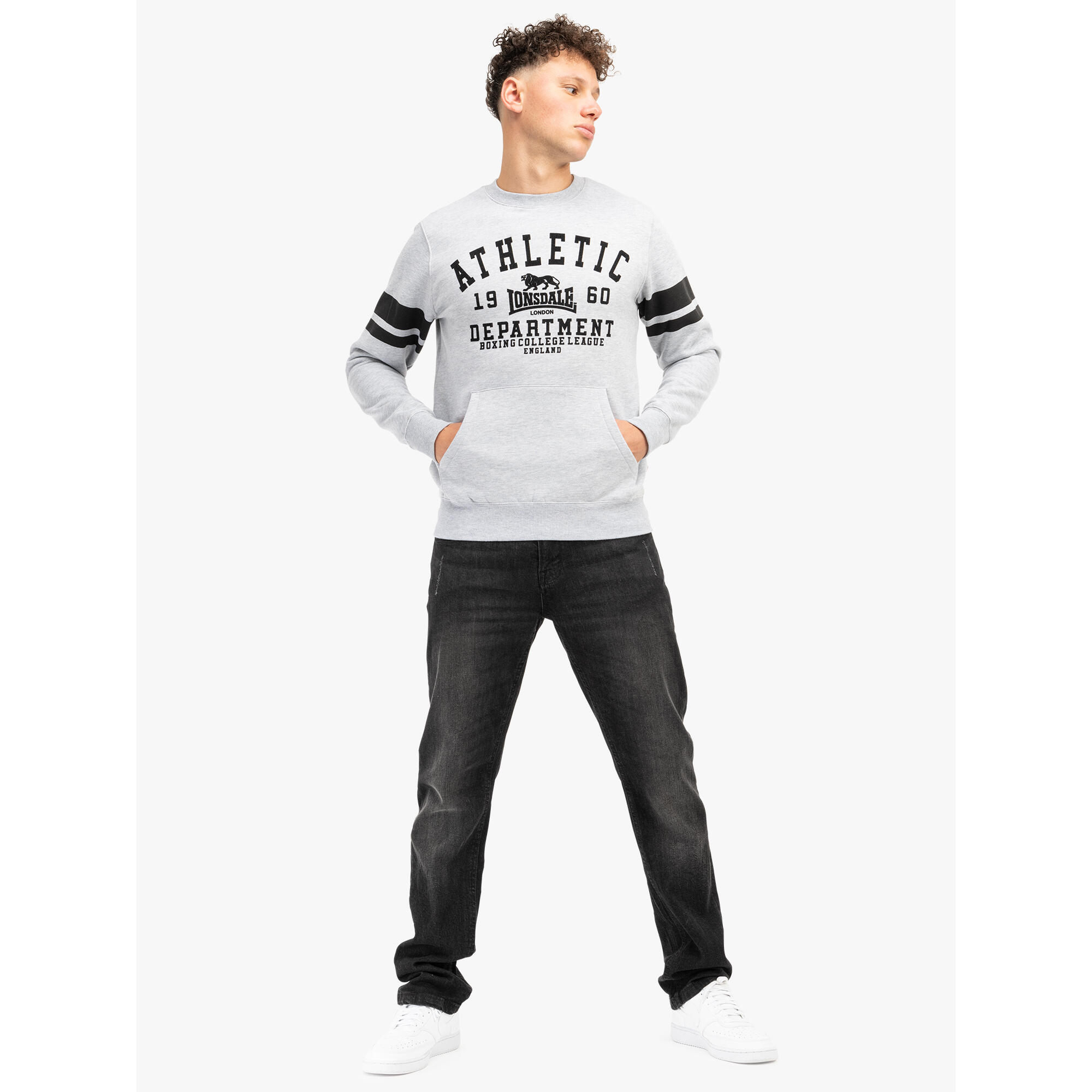 Sweatshirt mit Rundhalsausschnitt klassisch geschnitten Lonsdale Glespin 2/6