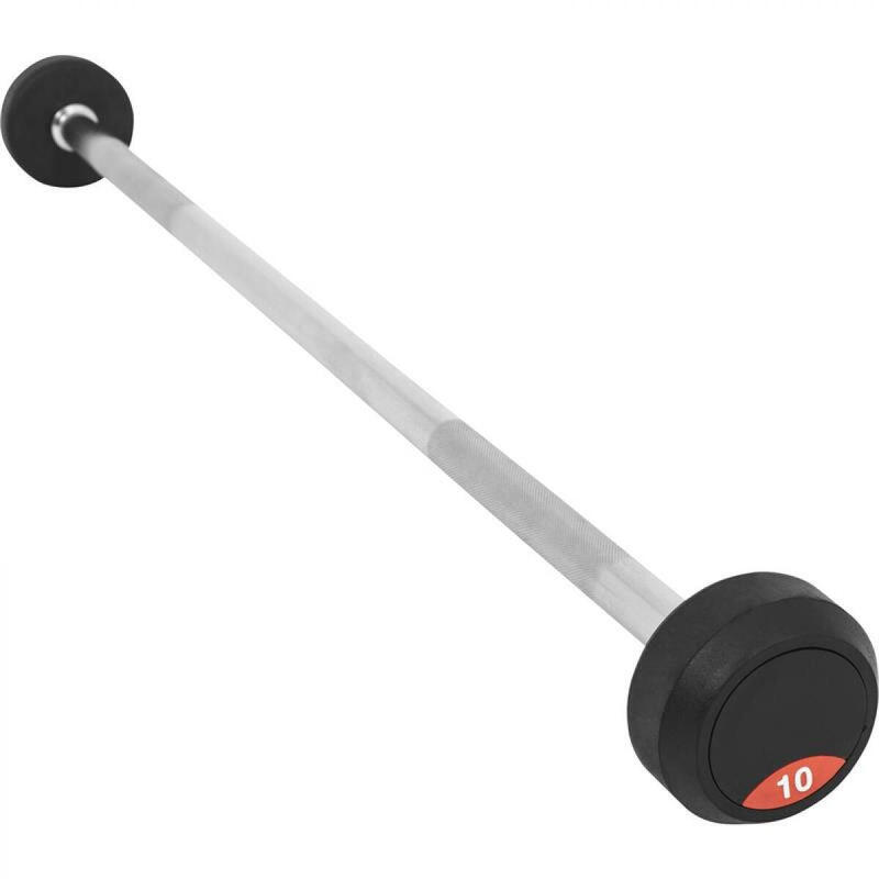 Bara cu greutati fixe cauciucate de la 10 la 50 KG