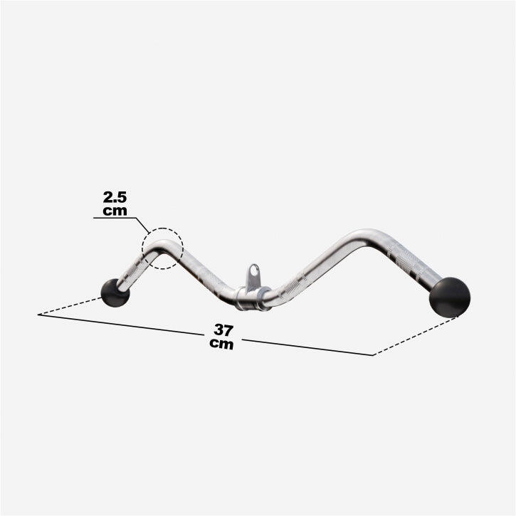 Gorilla Sports Curlgreep - Fitness handgreep - Anti-slip 5/7