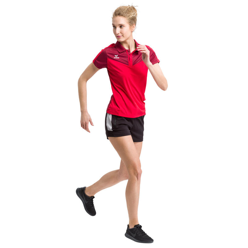 Tricou Polo Squard Erima Visiniu/Rosu