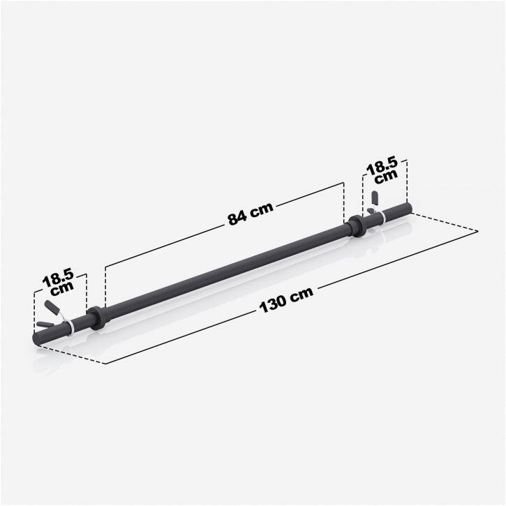 BARRES D'AÉROBIC 130 CM | DIAMETRE 30 MM | FITNESS ET MUSCULATION | LOT DE 10 BA 7/7