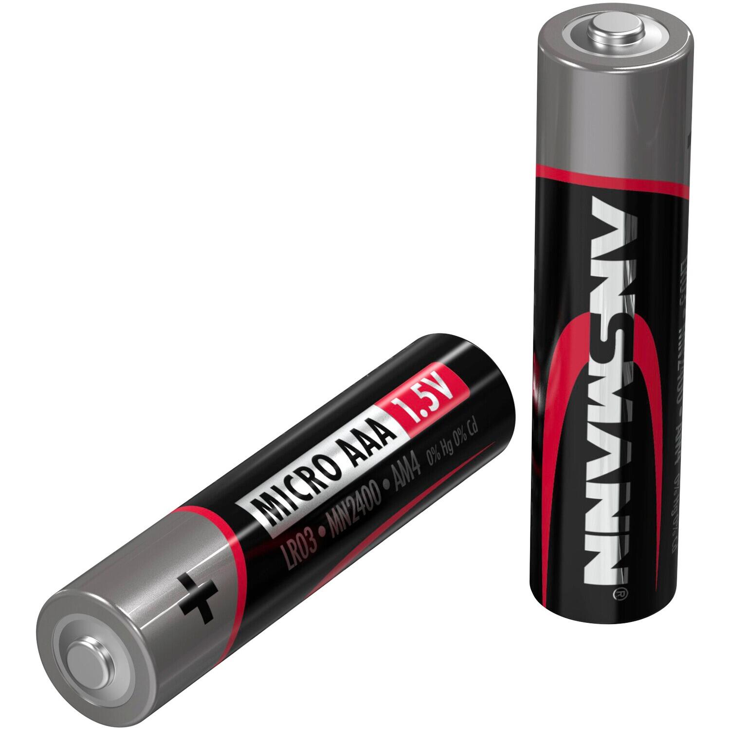 Pile alcaline Ansmann Micro LR03 1,5 V, 1 x = 1 boîte de 20 pièces ! 2/3