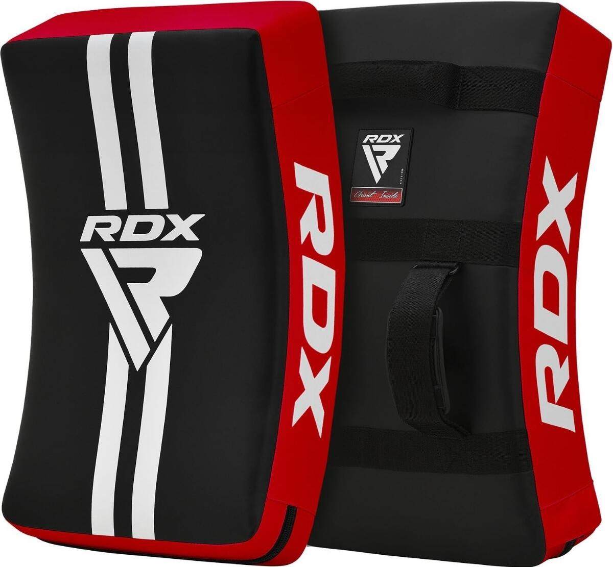 Bouclier de Frappe Incurvé RDX Gel T1 Noir/Rouge 6/9