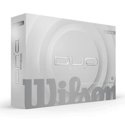 Balles de Golf Wilson Duo Soft Blanche