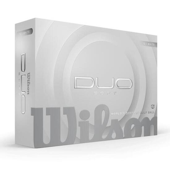 Balles de Golf Wilson Duo Soft Blanche