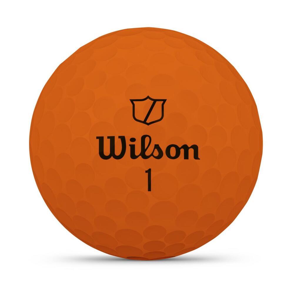 Wilson Duo Zachte Golfballen Oranje 3/4