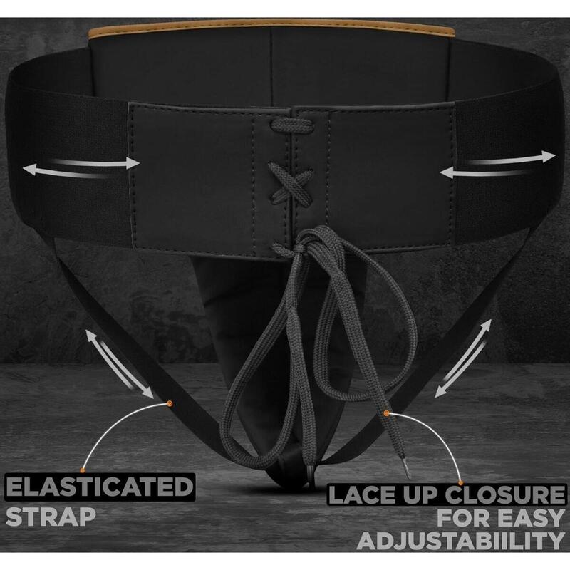 Protectie Genitala RDX Kara Negru Mat/Auriu / XL