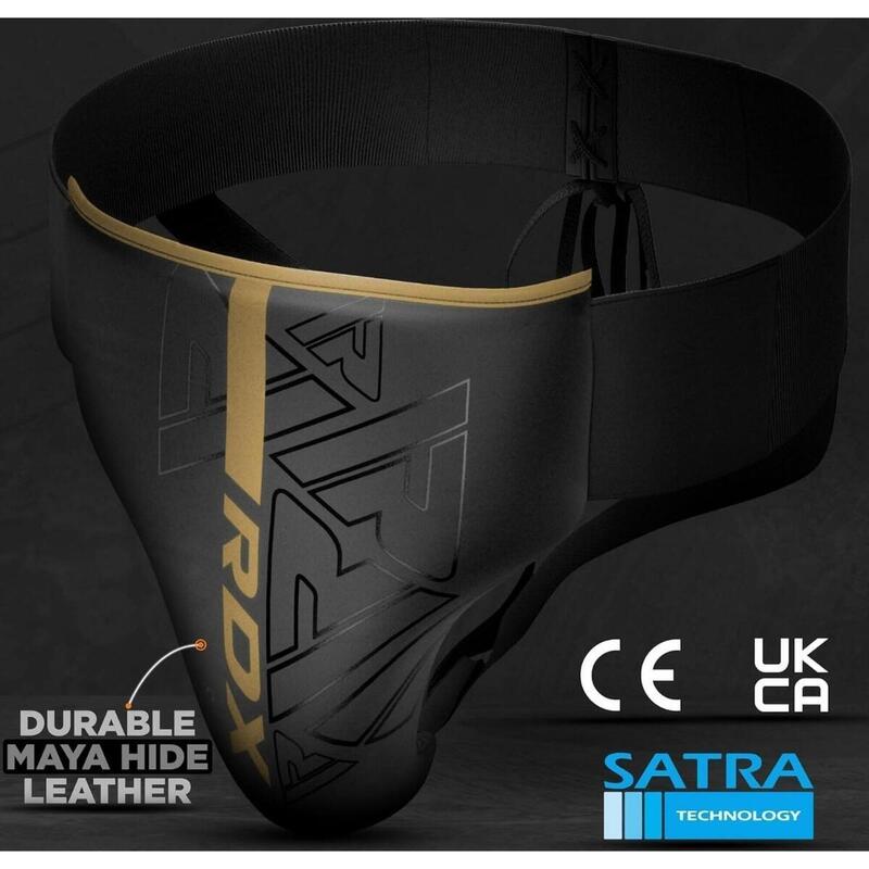 Protectie Genitala RDX Kara Negru Mat/Auriu / XL