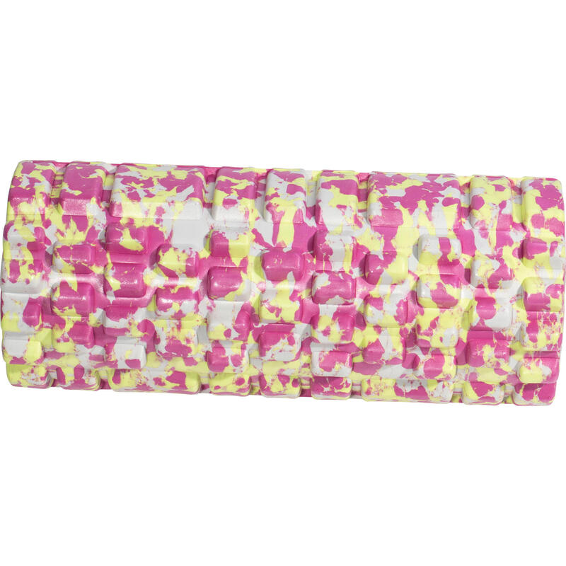 Rolă de masaj din spumă 33 cm roz/camo