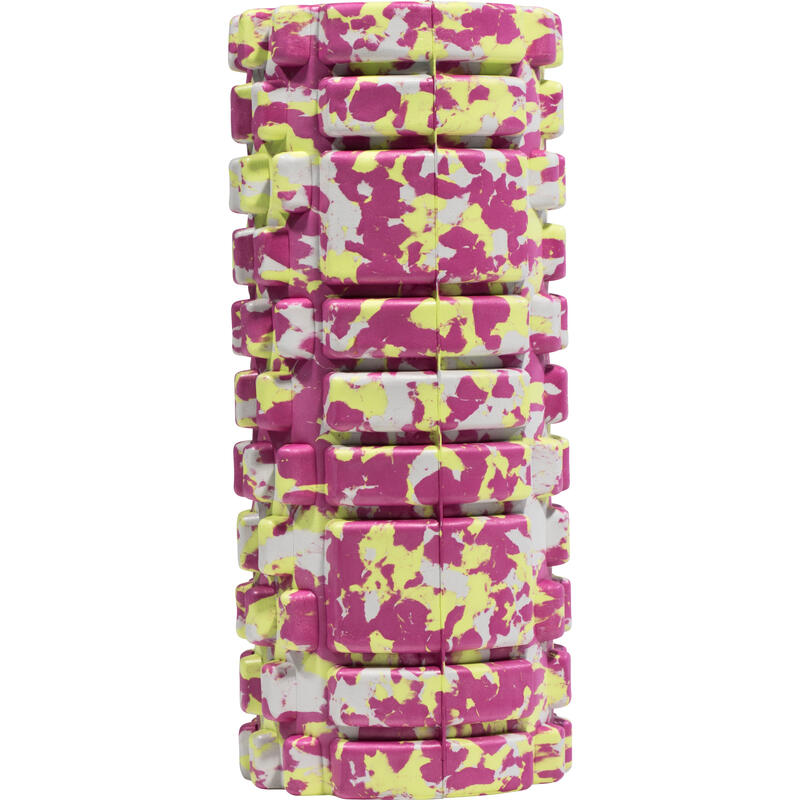 Rolă de masaj din spumă 33 cm roz/camo