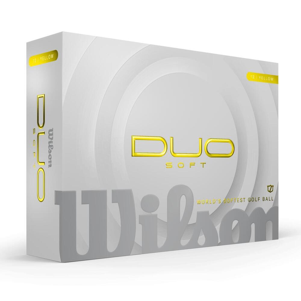 WILSON Wilson Duo Zachte Golfballen Geel