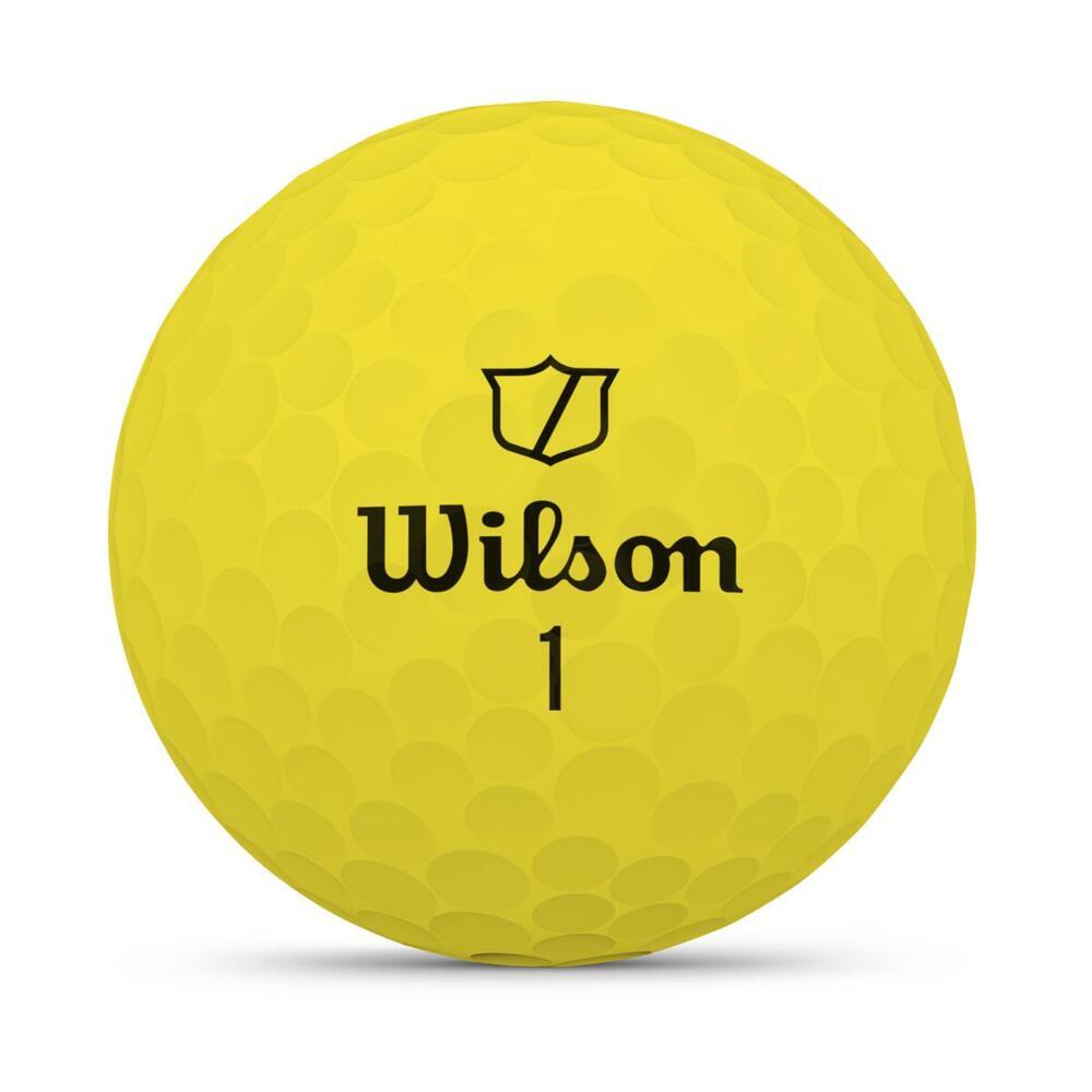 Wilson Duo Zachte Golfballen Geel 3/4