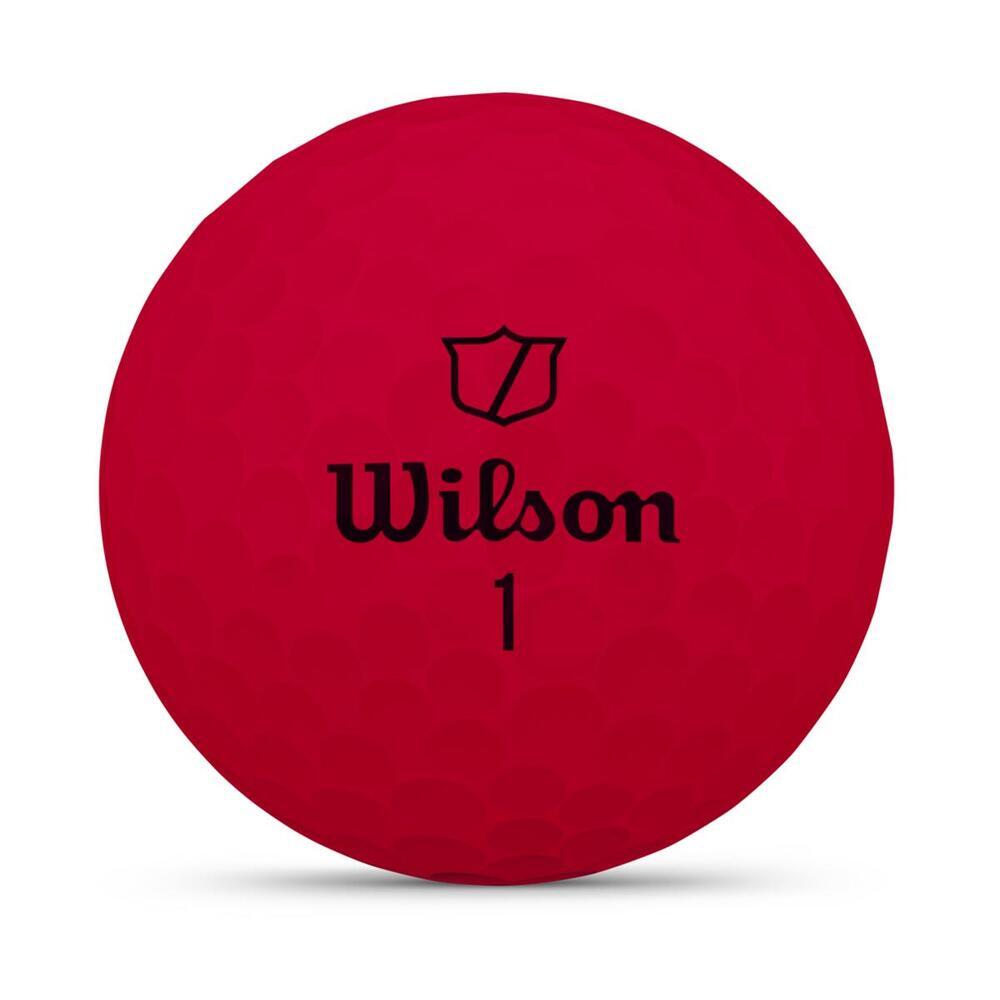 Bolas de Golf Wilson Duo Soft Rojo 3/3