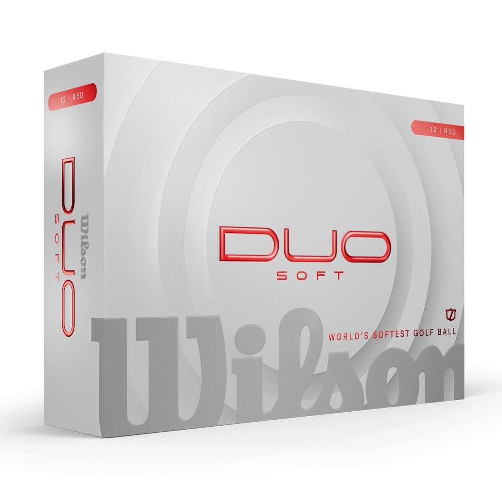 WILSON Bolas de Golf Wilson Duo Soft Rojo