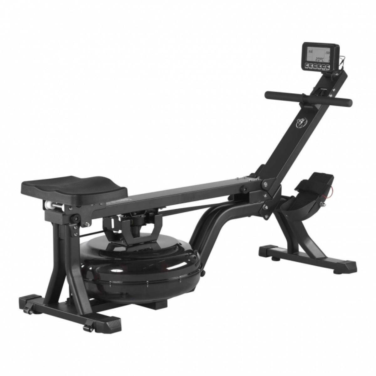 Water roeitrainer met trainingscomputer zwart / rood 1/7