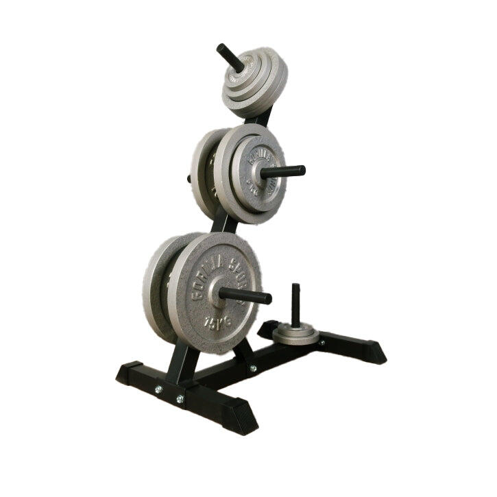 Stand greutati + set discuri fonta 77.5 kg, Gorilla Sports