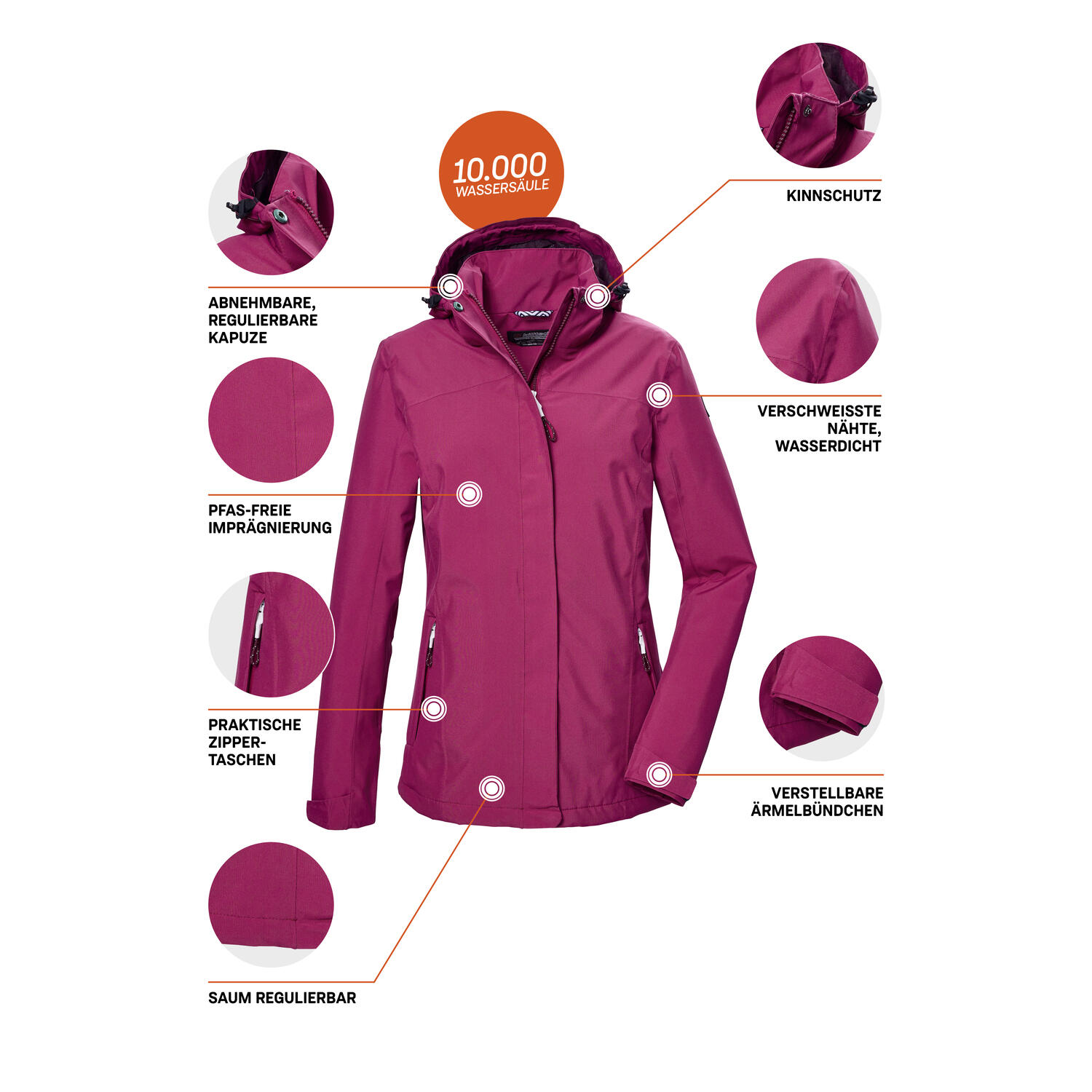Damen Outdoorjacke KOS 26 7/7
