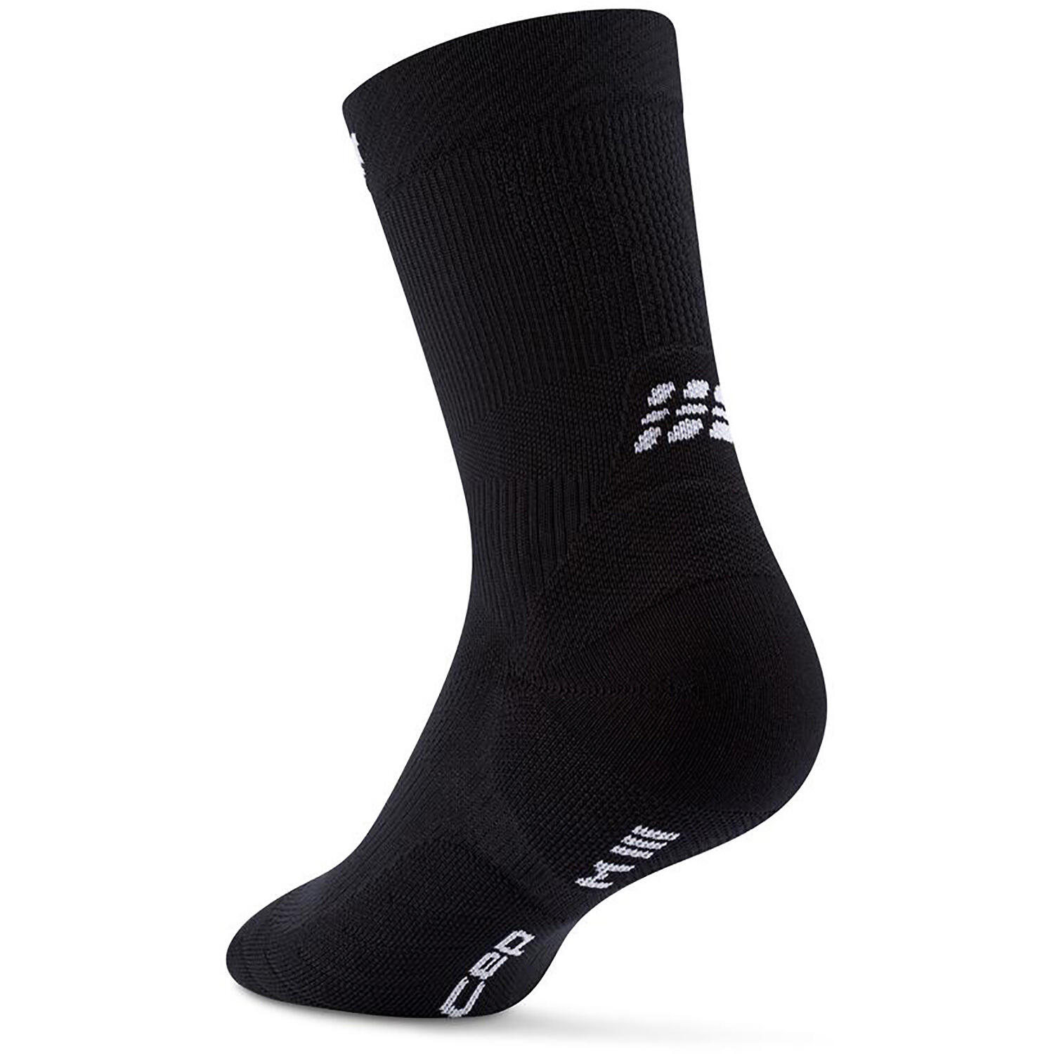 CEP Run Mid-Cut Compressie Sokken - Zwart - Heren 2/3