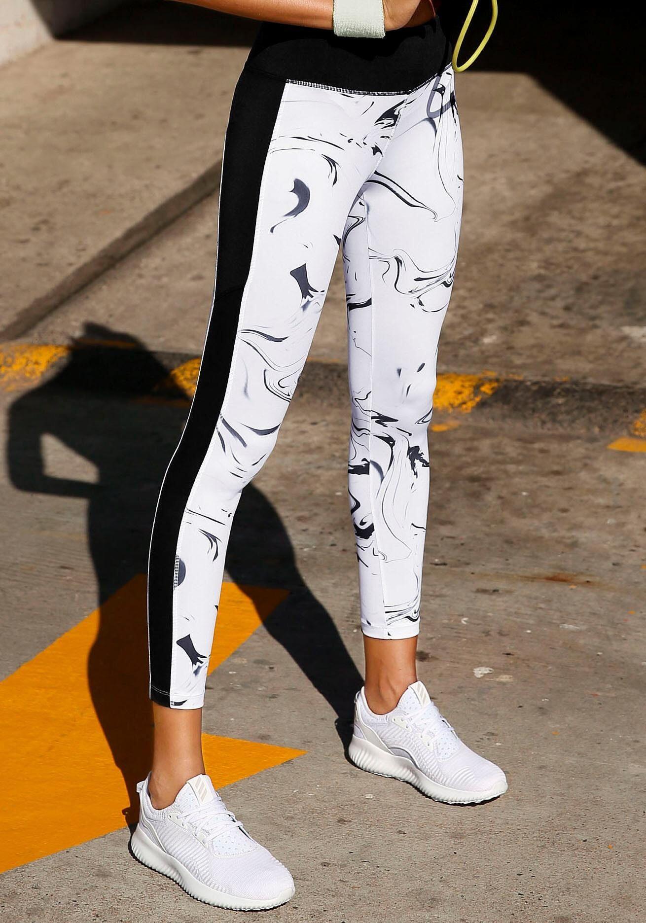 Damen active by LASCANA Leggings mit Mesh-Einsätzen 6/7