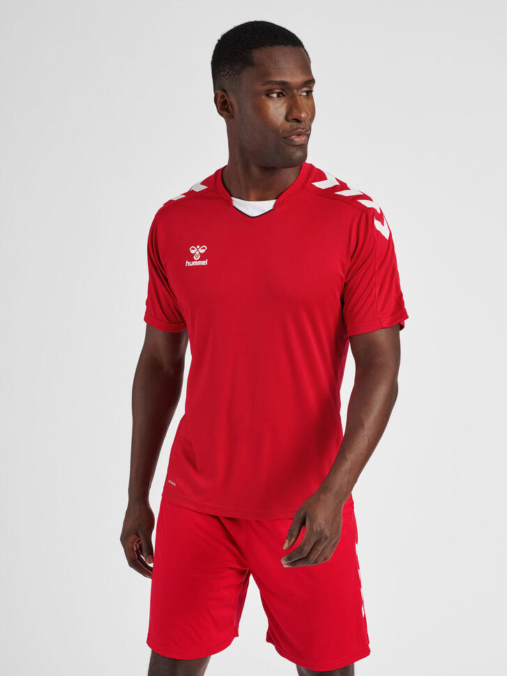 Koszulka piłkarska z krótkim rękawem męska Hummel Core XK Poly Jersey S/S