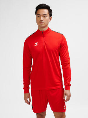 Halve rits sweatshirt hmlauthentic heren