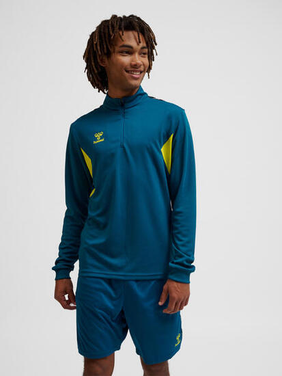 Demie-Fermeture Éclair Zip Sweat-Shirt Hmlauthentic Homme