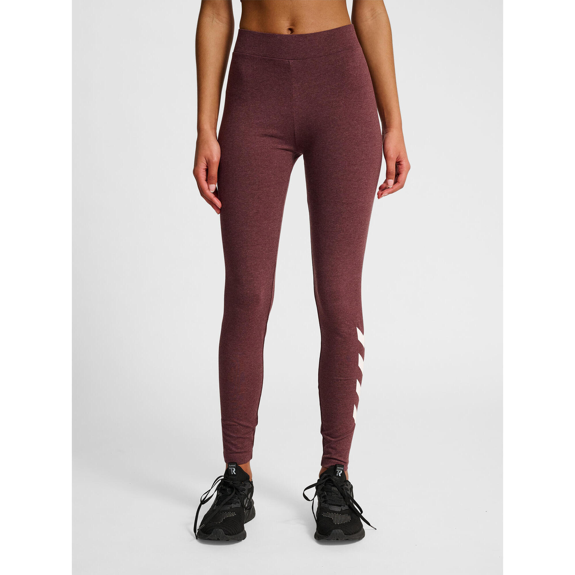 Hummel - Enfiler Collants Hmlpulse Femme Hummel - Pantalons - Bordeaux|rose - S - Decathlon