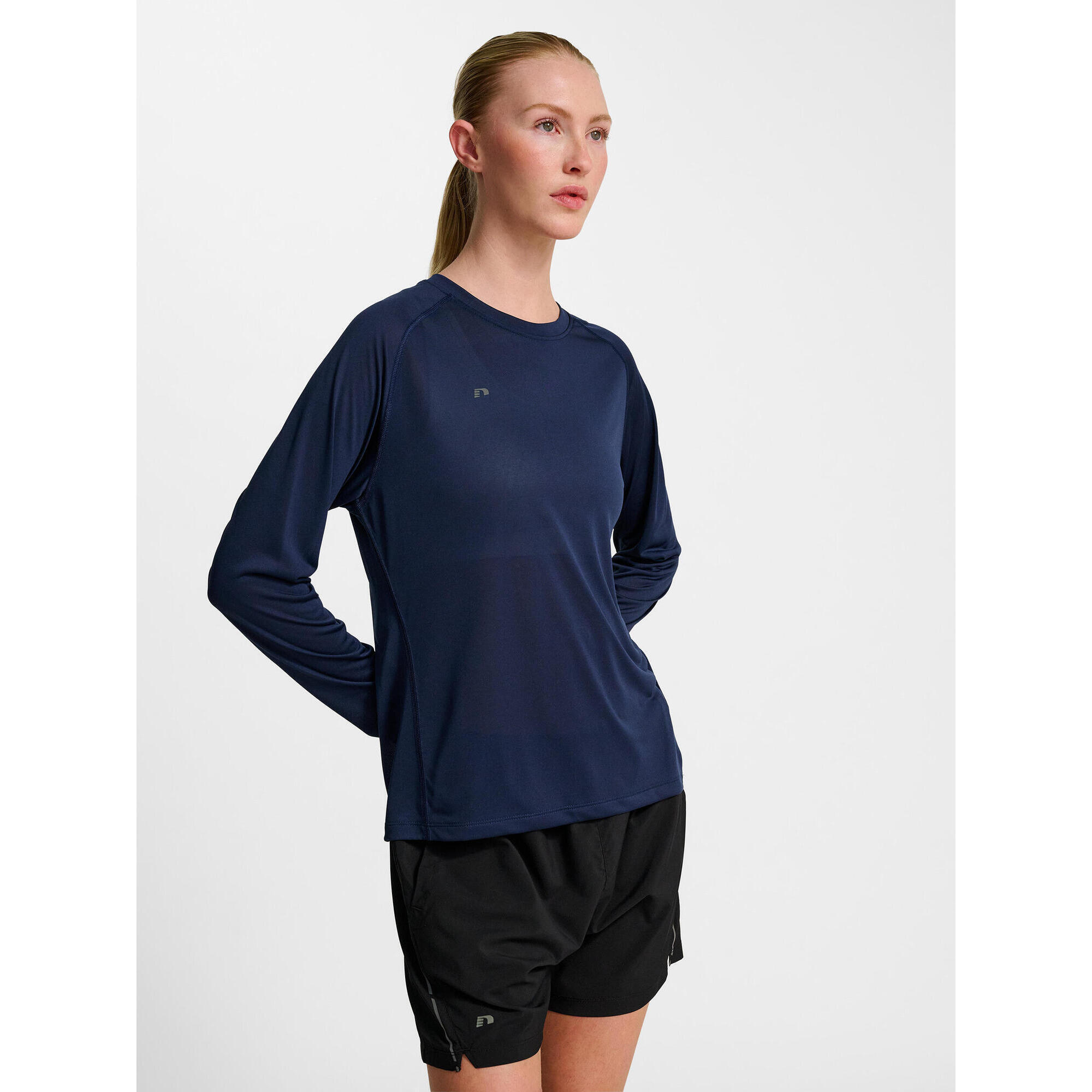 Newline - Enfiler T-shirt Nwlbeat Exécuter Femme Newline - T-shirt Manches Longues - Bleu - 40 M - Decathlon