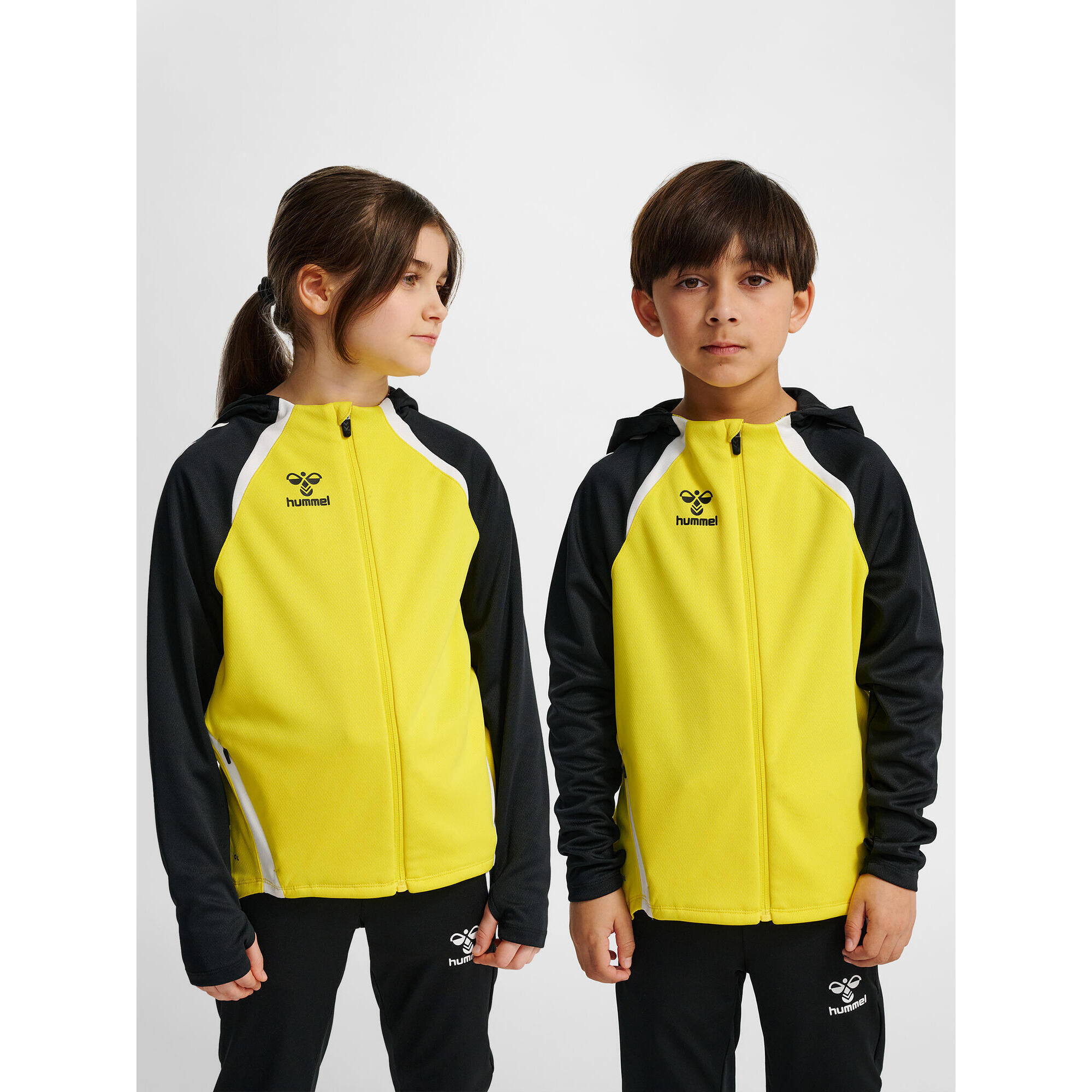 Dziecięca bluza z kapturem zapinana na zamek Hummel Lead 2.0