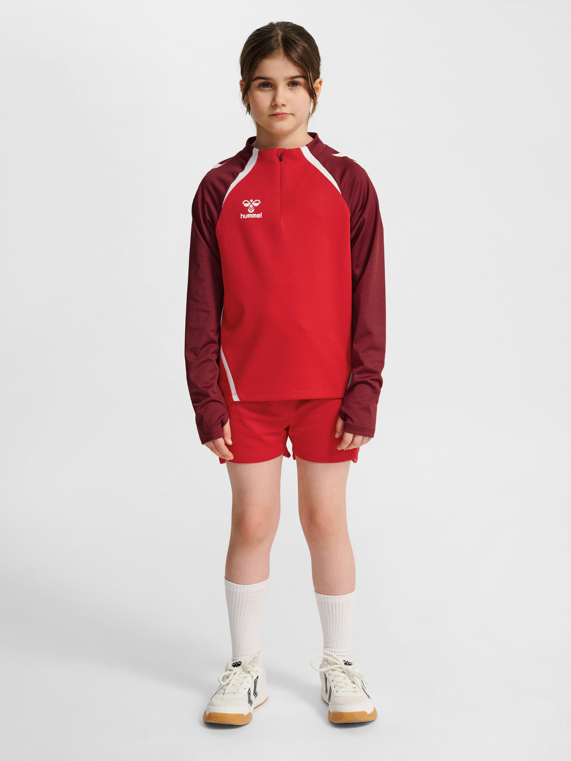 Media Cremallera Zip Chaqueta Hmllead Los Niños Unisex 4/7