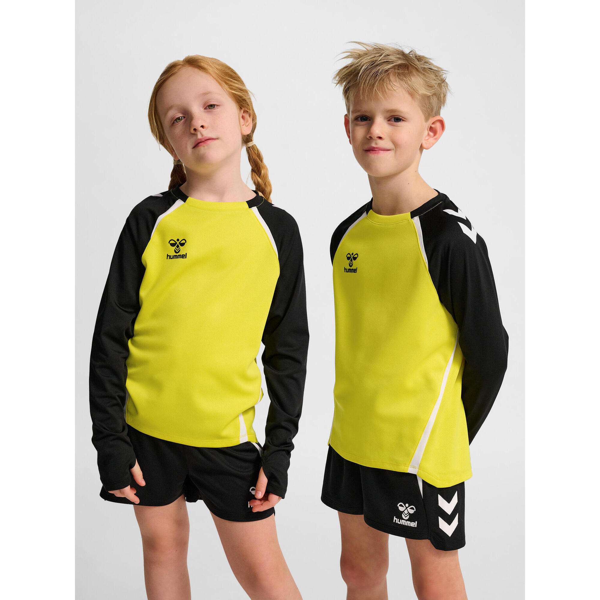 Hummel - Enfiler Sweat-shirt Hmllead Enfant Hummel - Pull - Jaune|noir -  8 À 10 Ans - Decathlon