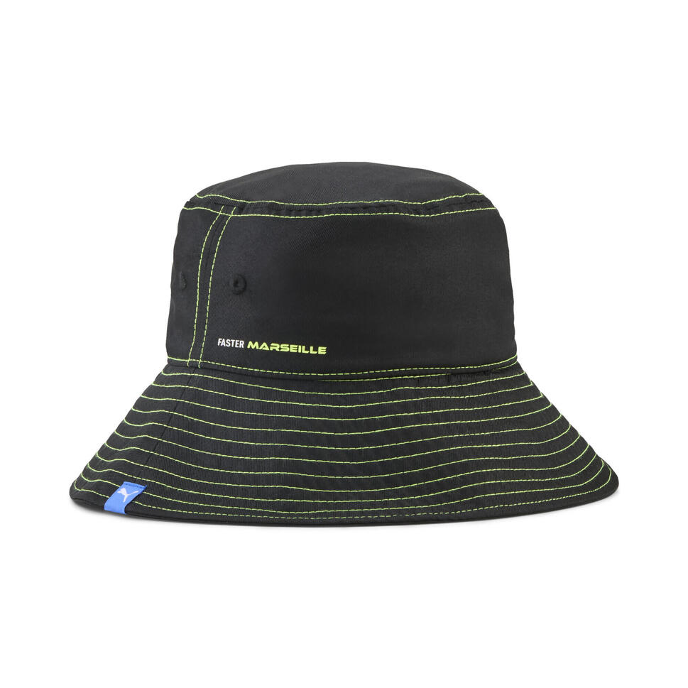 Kapelusz typu bucket Olympique Marsylia FASTER PUMA Black White