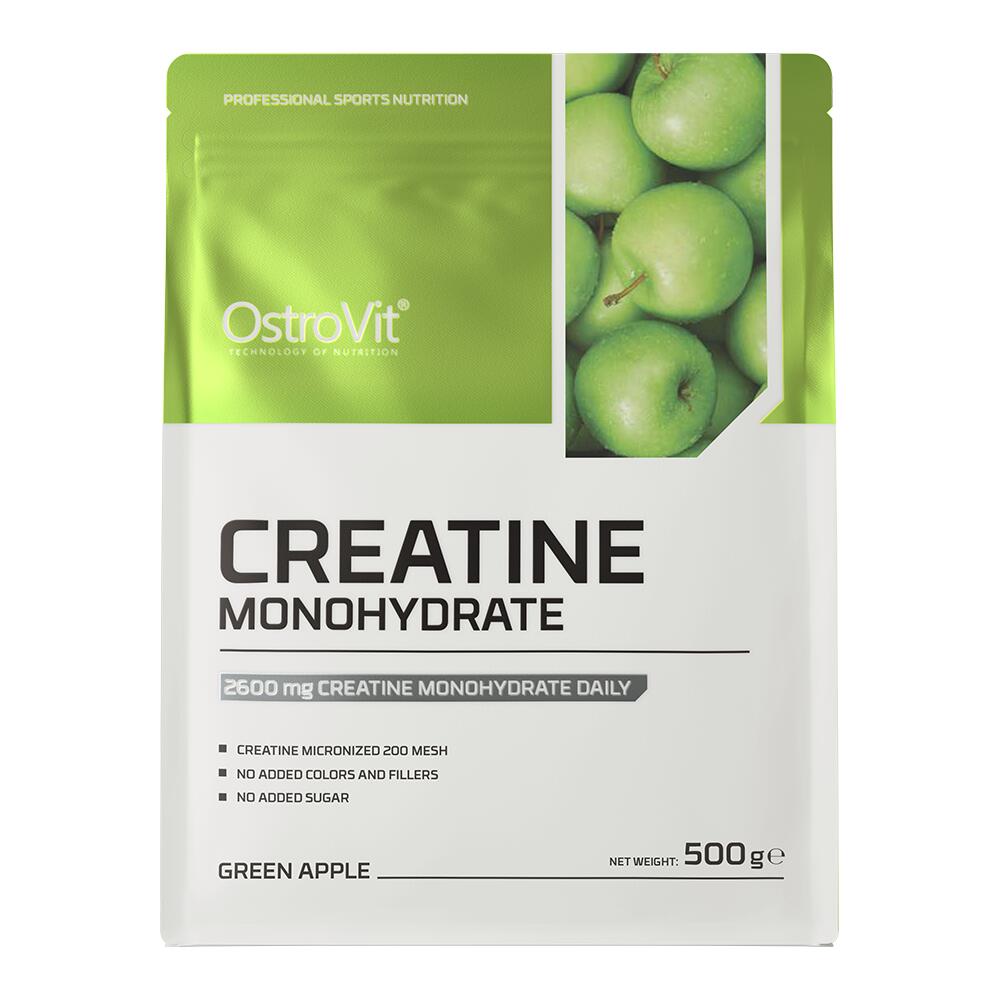 OstroVit Creatine Monohydrate - flavoured (500g) Green Apple - Creatine 3/3