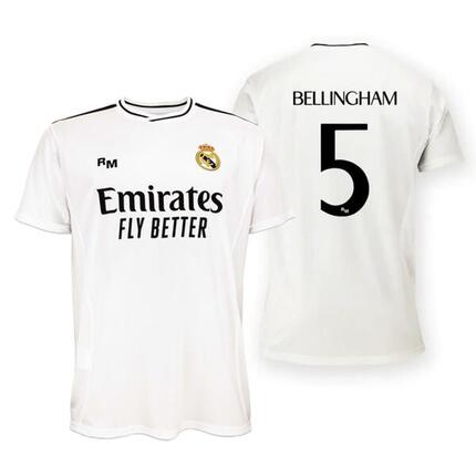 Maillot Real Madrid Domicile Bellingham Adulte 2024/25 Replica