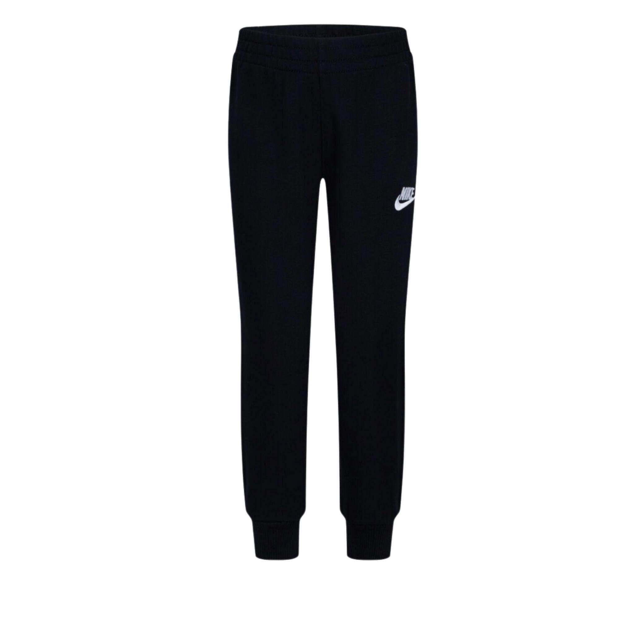 Tuta bambino nike club frech terry - nero 3/4