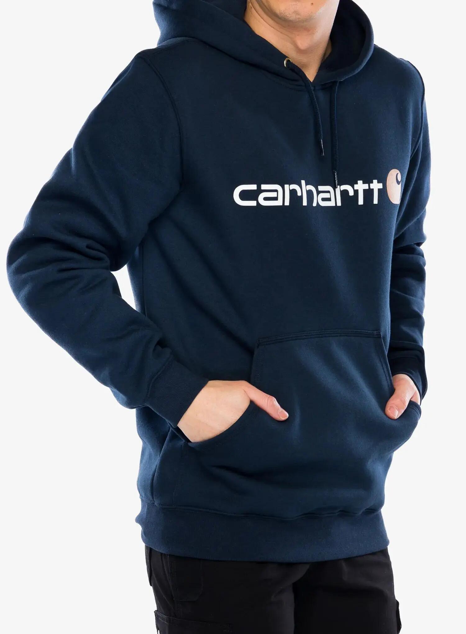 Bluza z kapturem męska Carhartt Signature Logo Sweatshirt 2/7