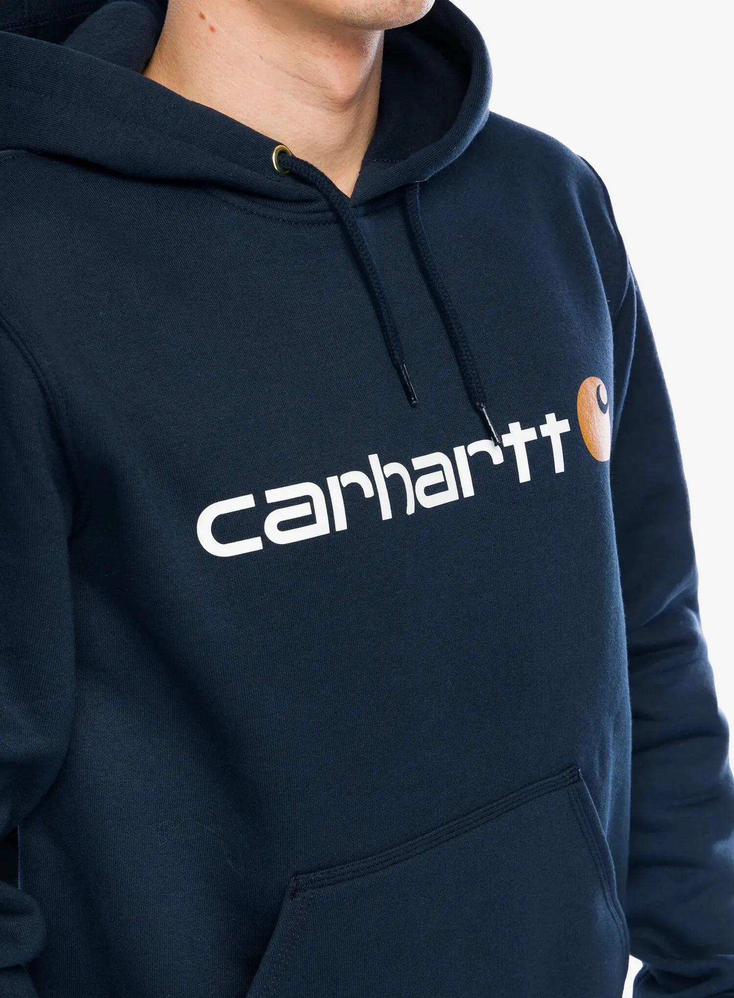 Bluza z kapturem męska Carhartt Signature Logo Sweatshirt 5/7