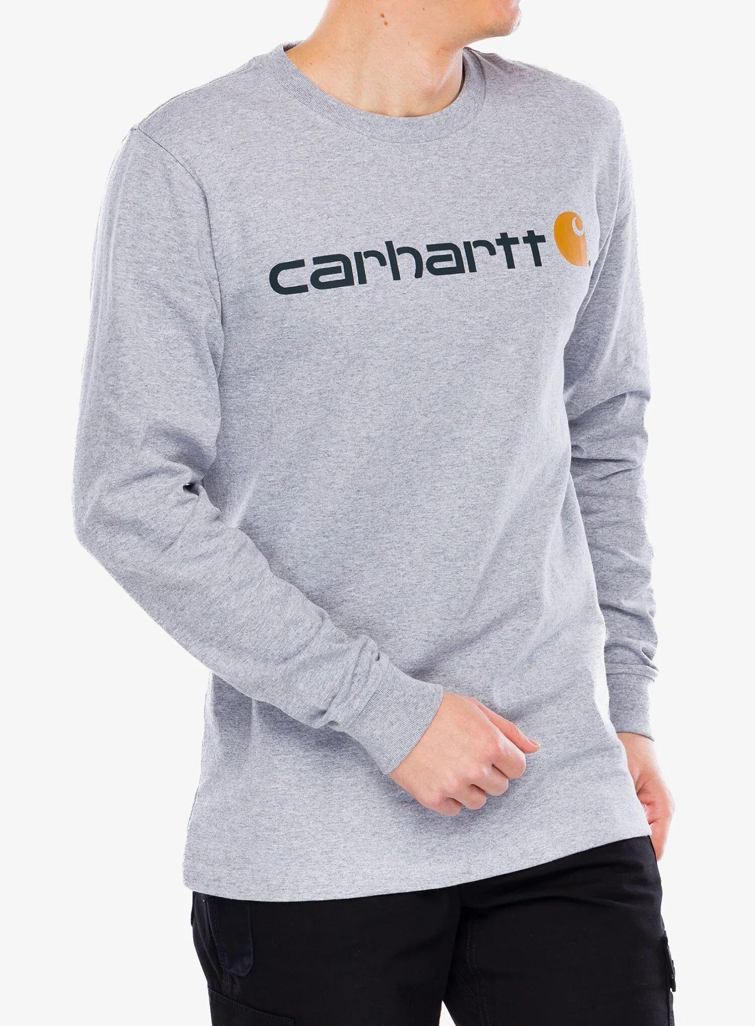 Bluza bez kaptura męska Carhartt Core Logo T-Shirt 3/5