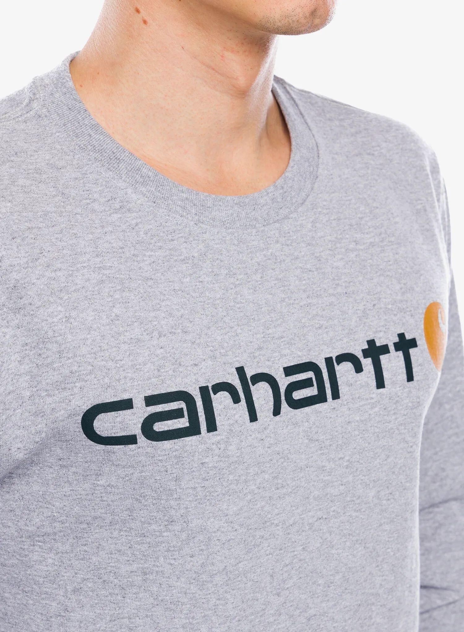 Bluza bez kaptura męska Carhartt Core Logo T-Shirt 5/5