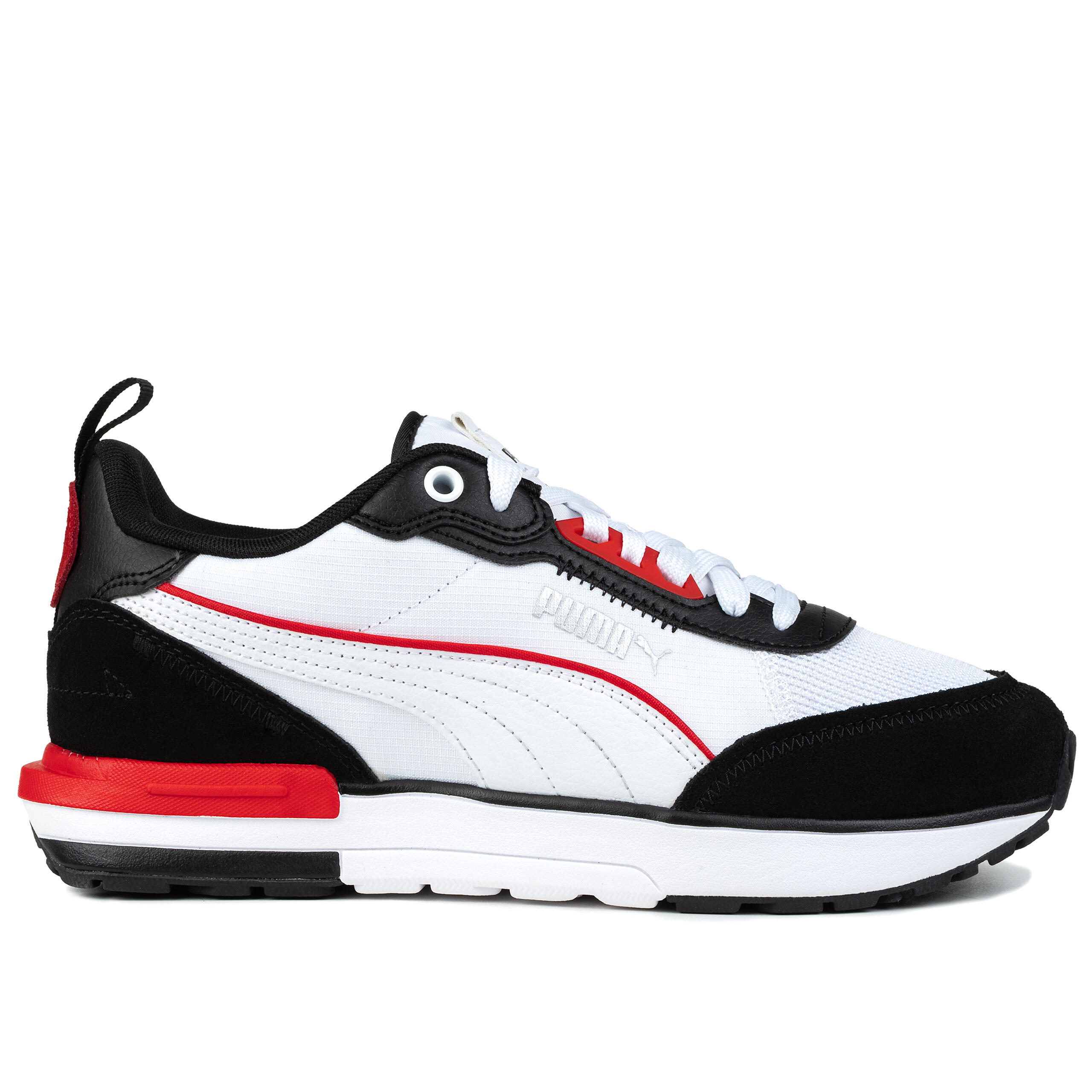 Puma - Baskets Puma Modèle 383462-28 Pour Homme - Chaussures De Sport - Blanc|noir|rouge - Decathlon