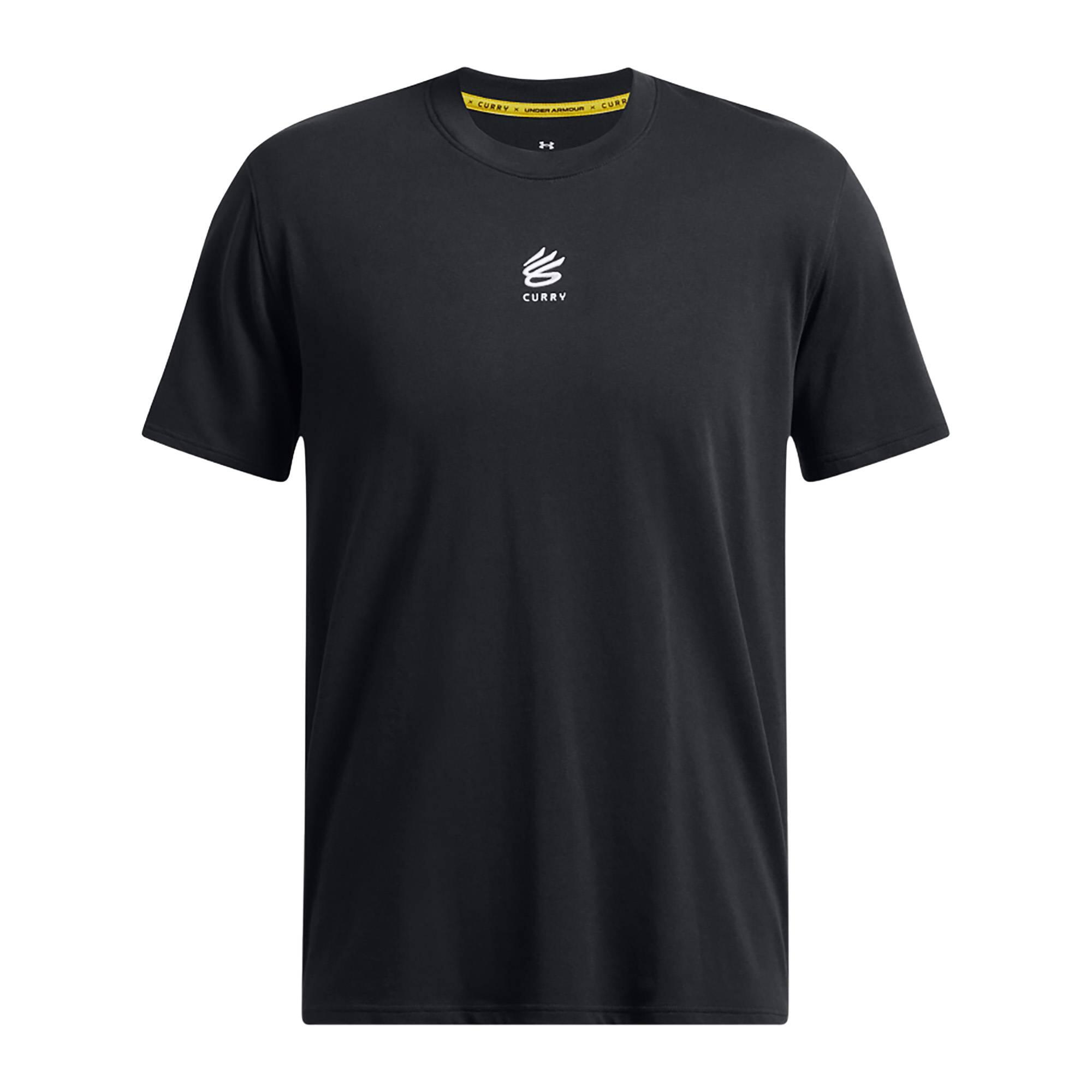 T-shirt da uomo Under Armour Curry Hvyweight Logo 1/4